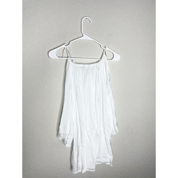 Shaina Mote Reyes Top Bleach White Size 8 - Picture 11 of 13